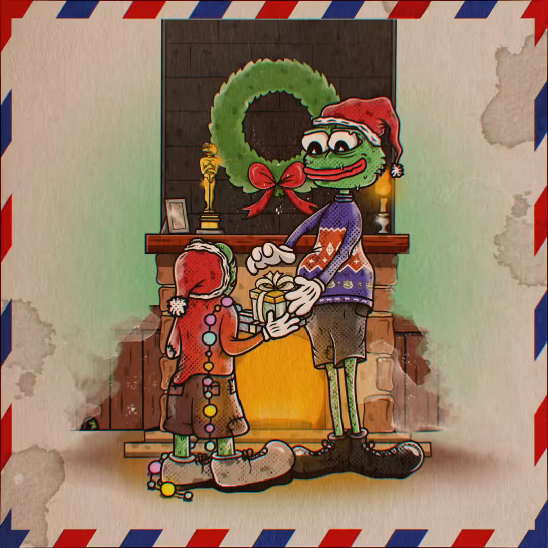 PEPE NEW YEAR — POSTCARD 01