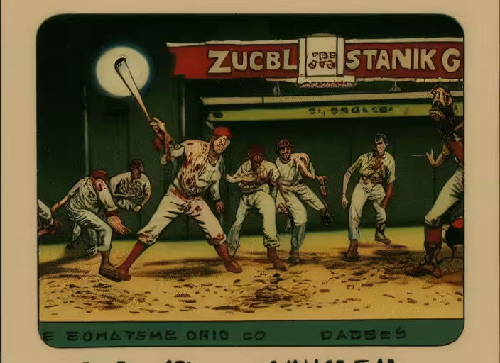 bAIseball is BOOring - Zombie Zingers lurching onto baseball field
