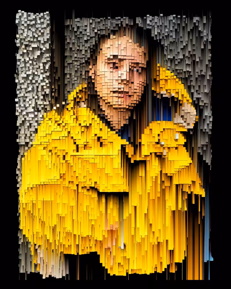 Study for a portrait of Greta Thunberg (2020)