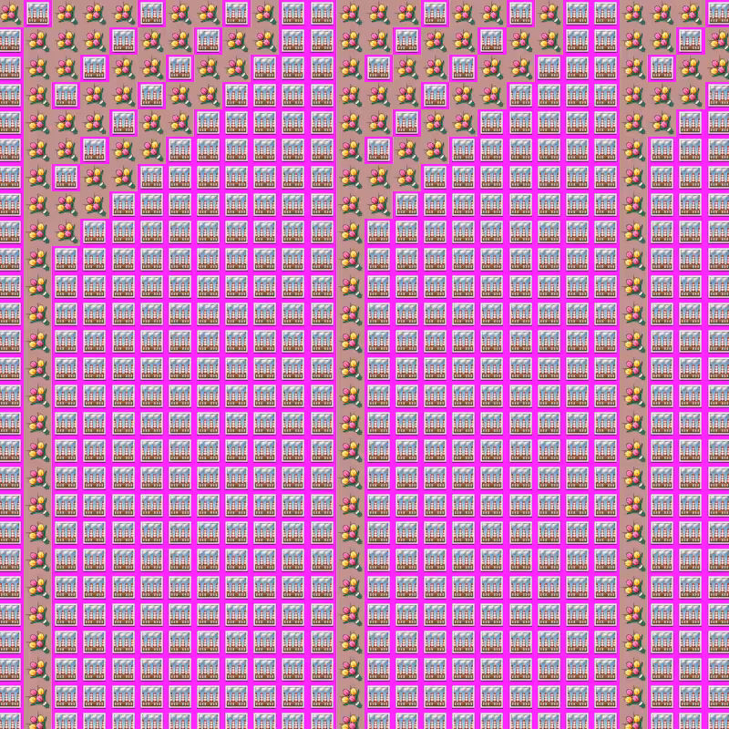 Elementary Cellular Emoji Automata #75