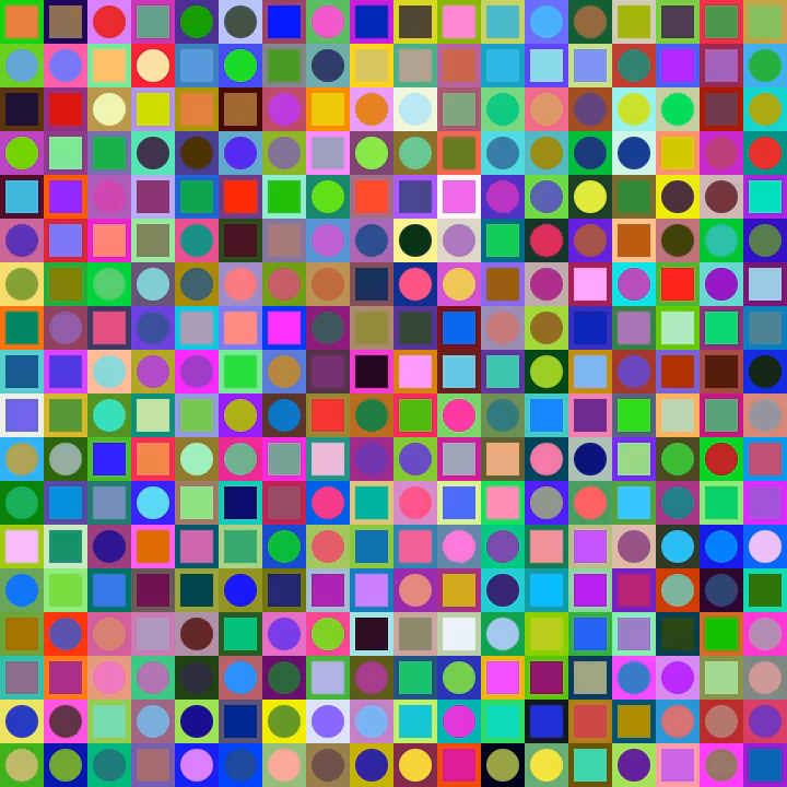 Square Dot Composition #2