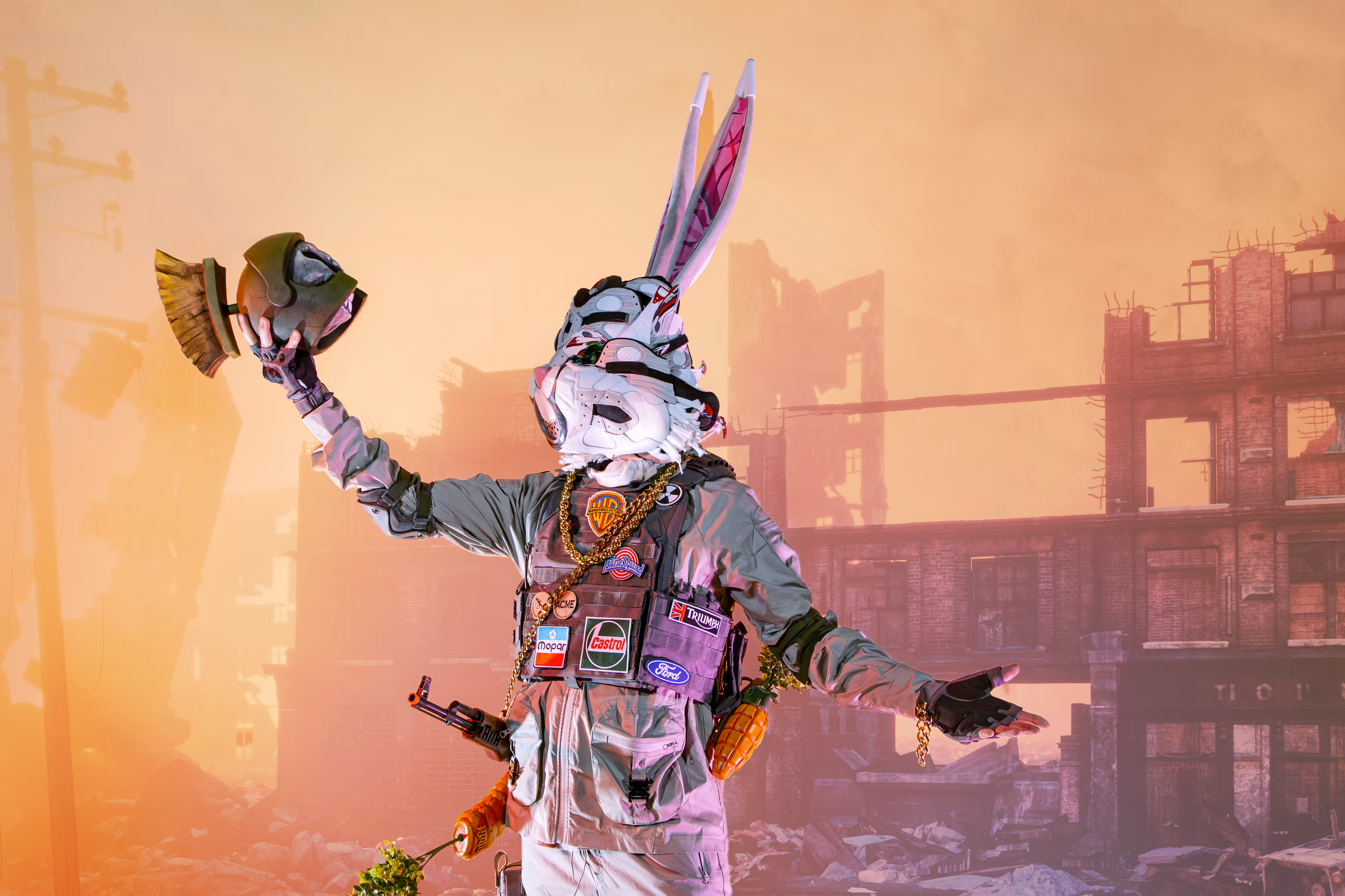 Retro Bunny "Alas, Poor Marvin"