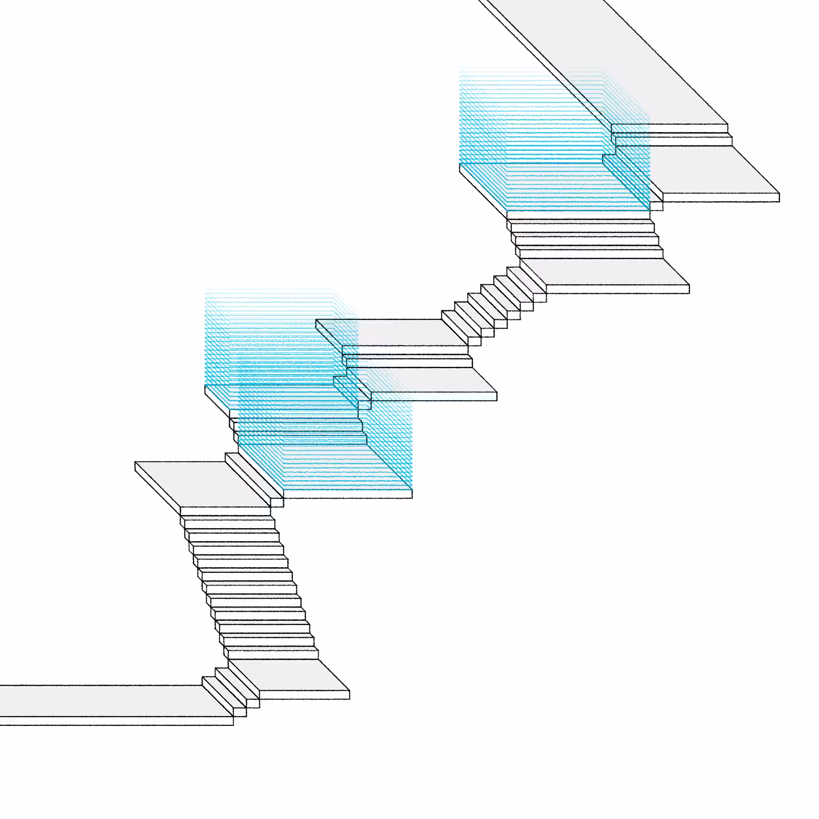 Stairs in a room #32