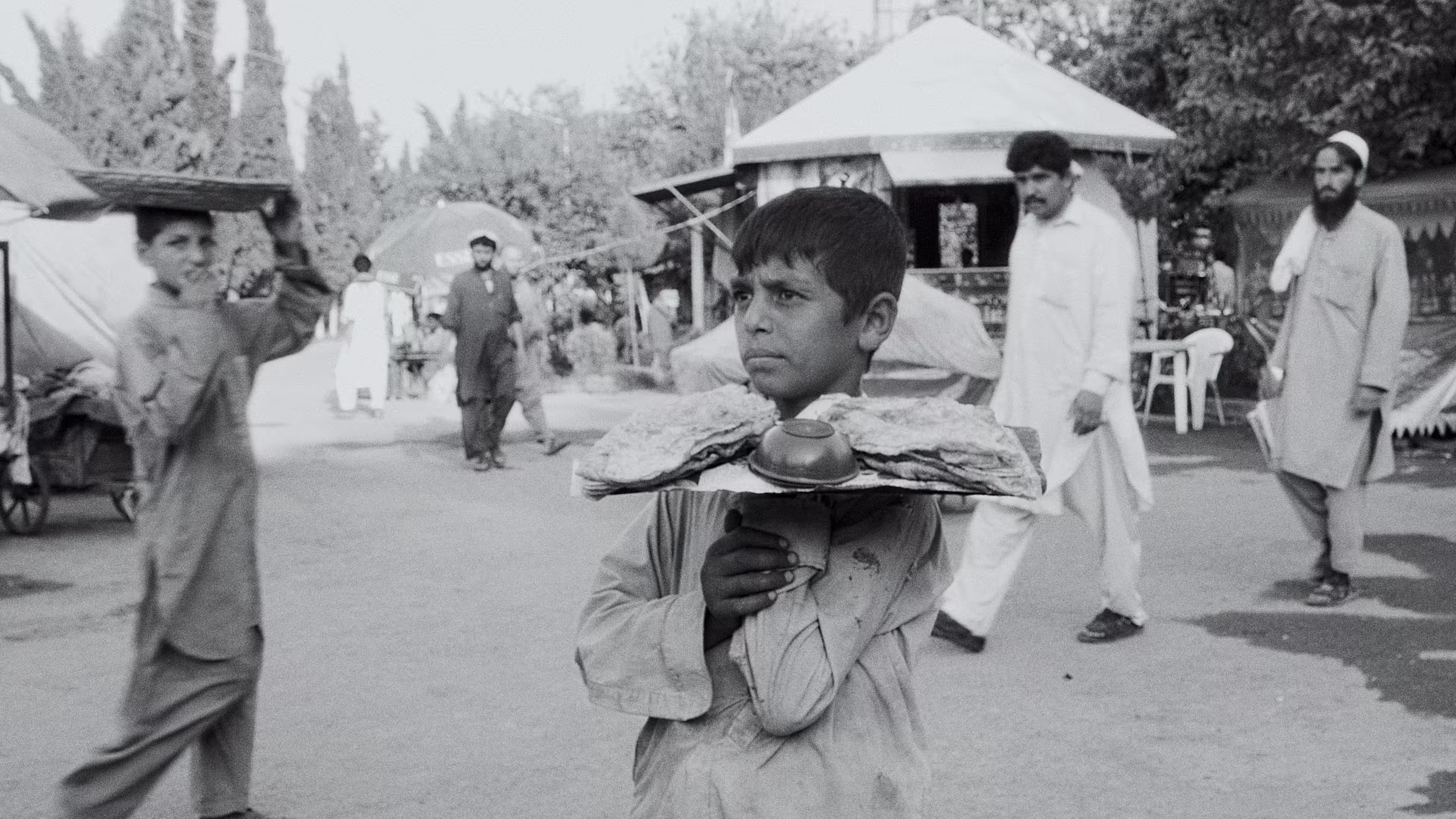 Young Afghan Street Food Salesman