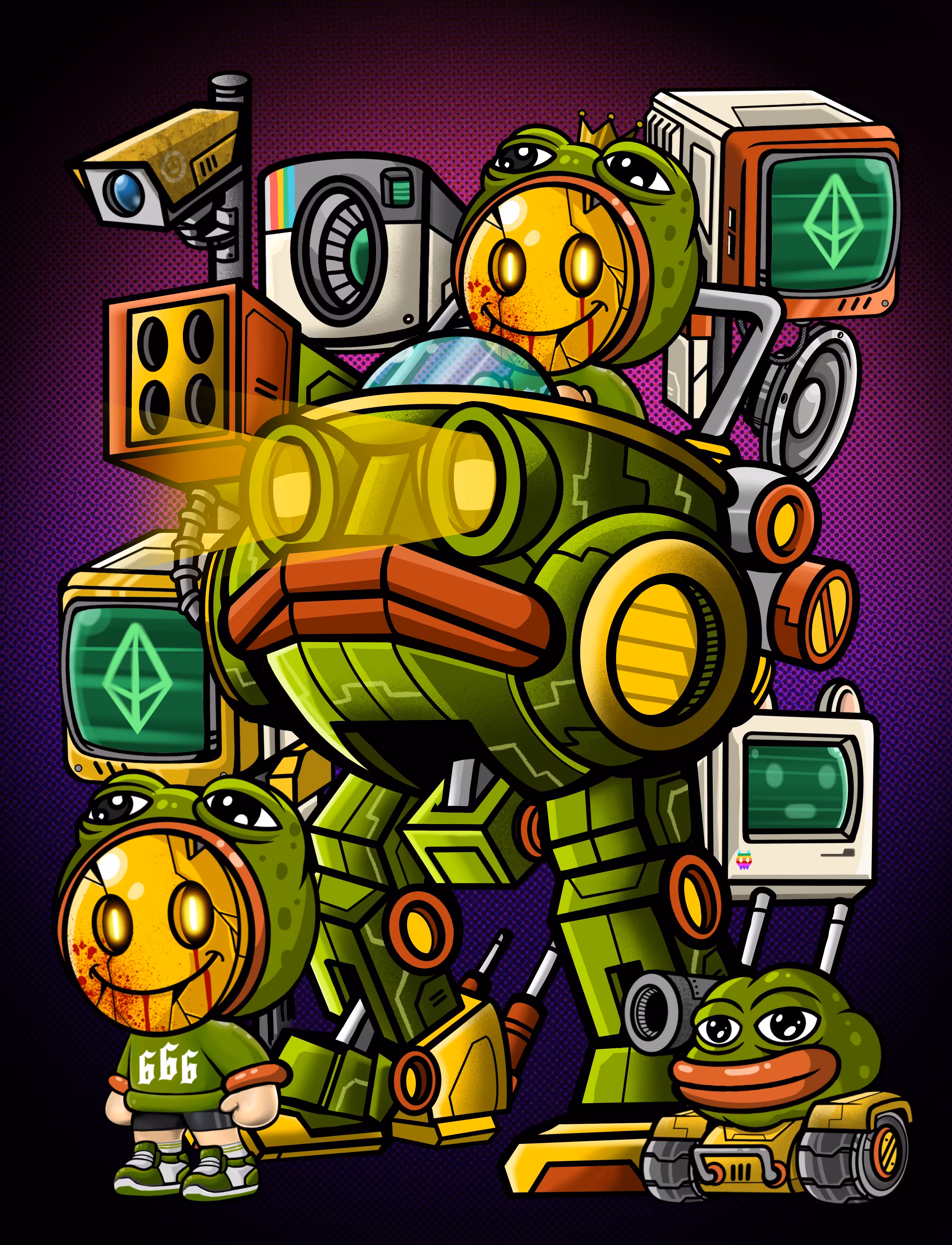 Hunting Night with Robo Pepe 🐸