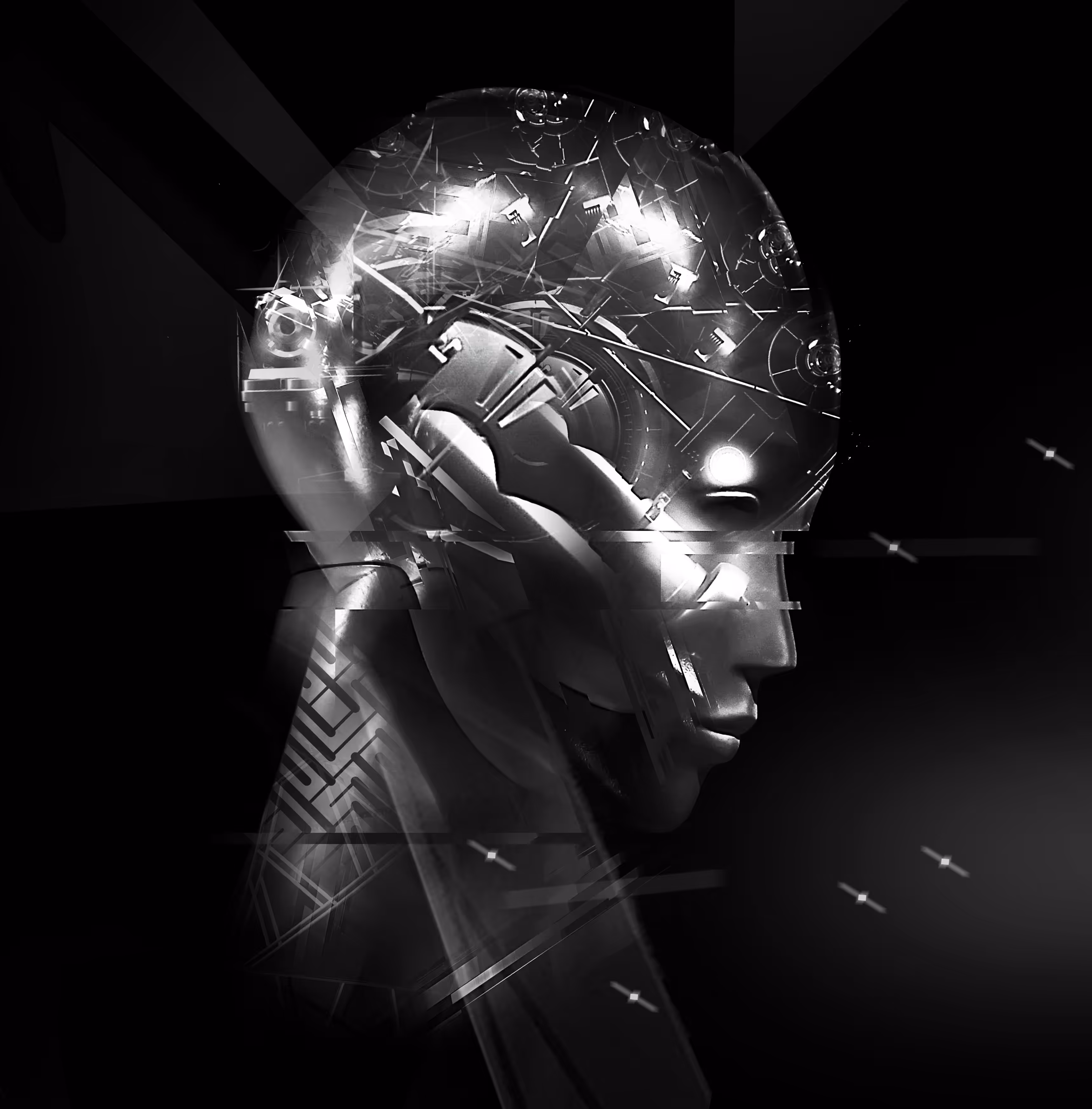 Nepher_Zerø lost in the maze-space of her mind. 