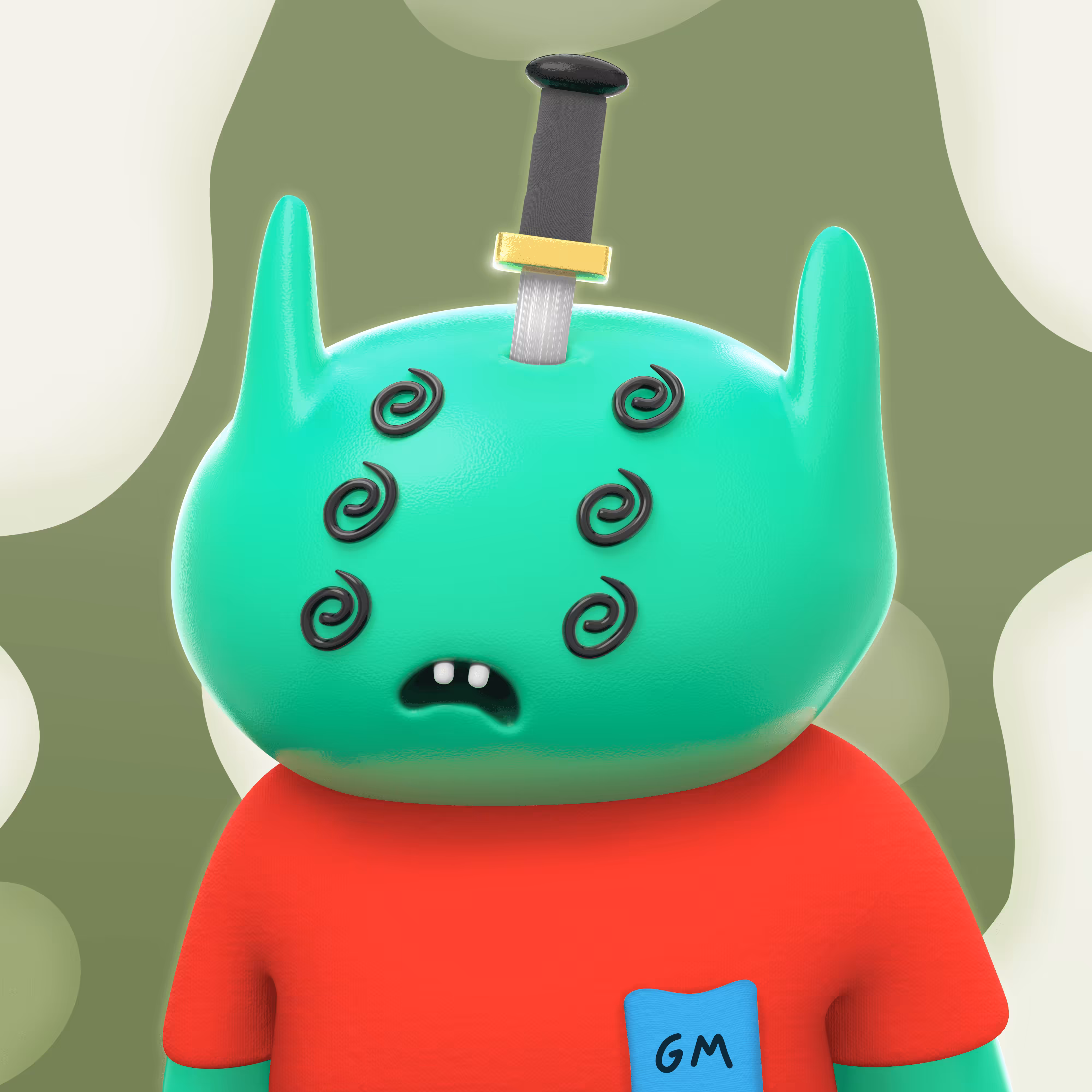 3D alien fren #979