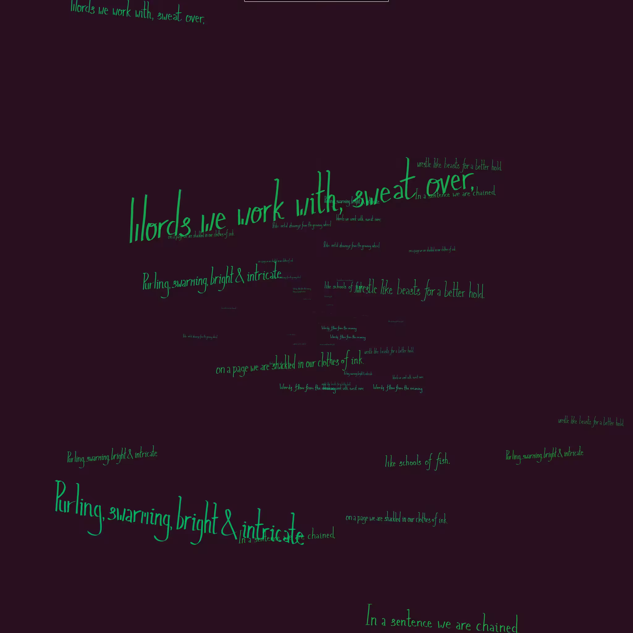 Wordflow #19