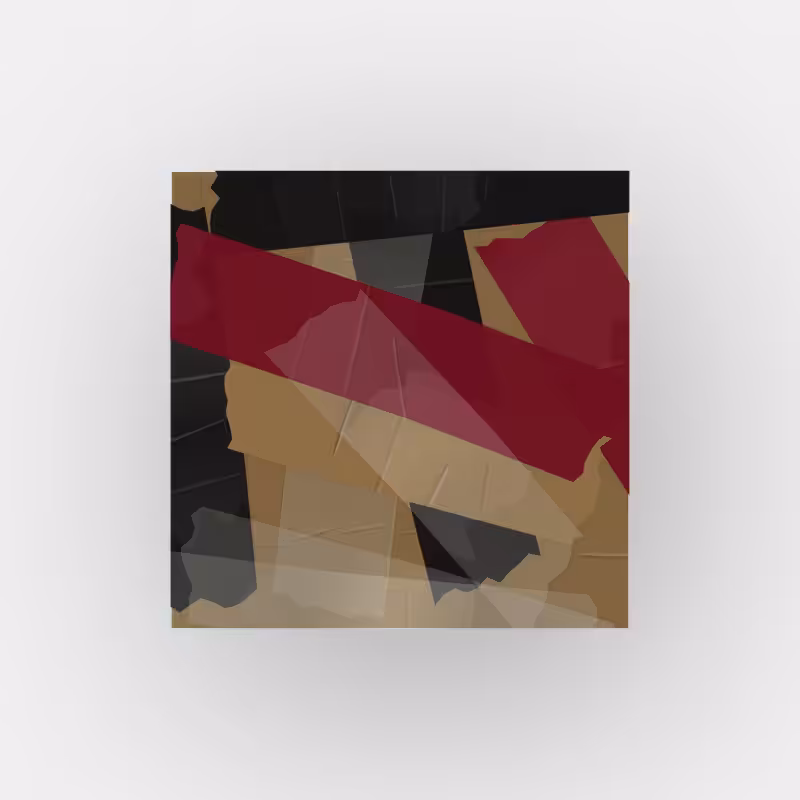 Tape abstract painting 001 #19