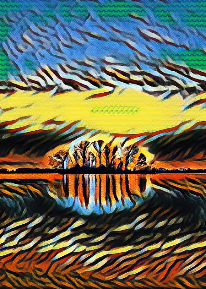 Perfect Abstract Art Polygon: So Many Lines Abstract 