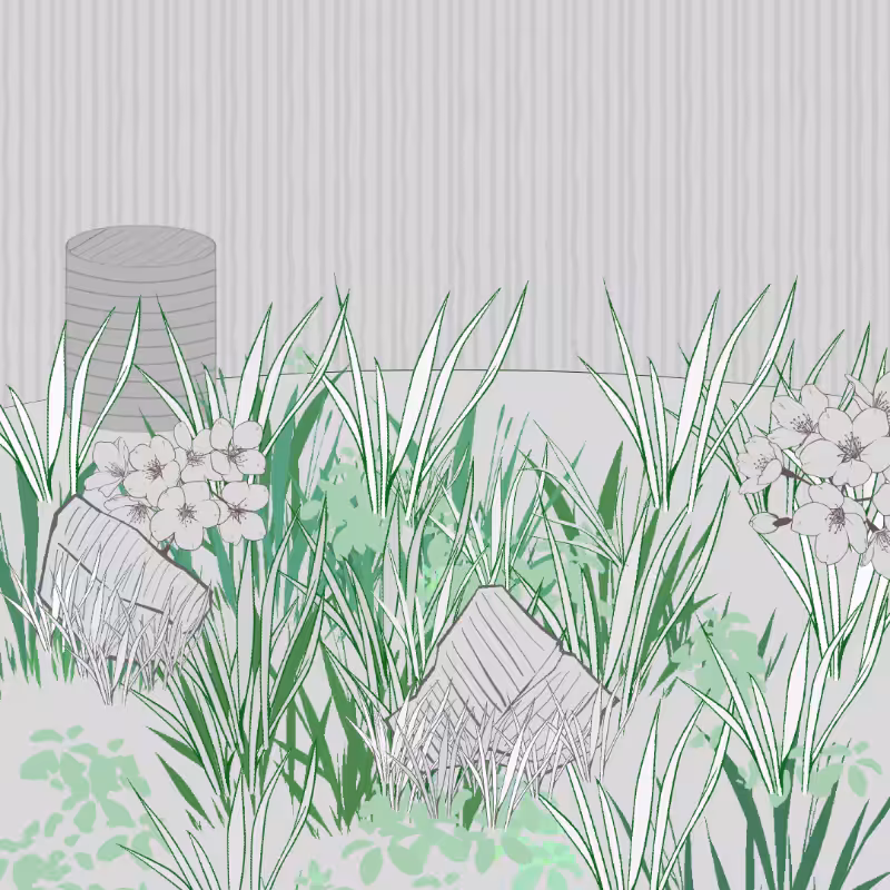 Wild Grass and Rubble #29