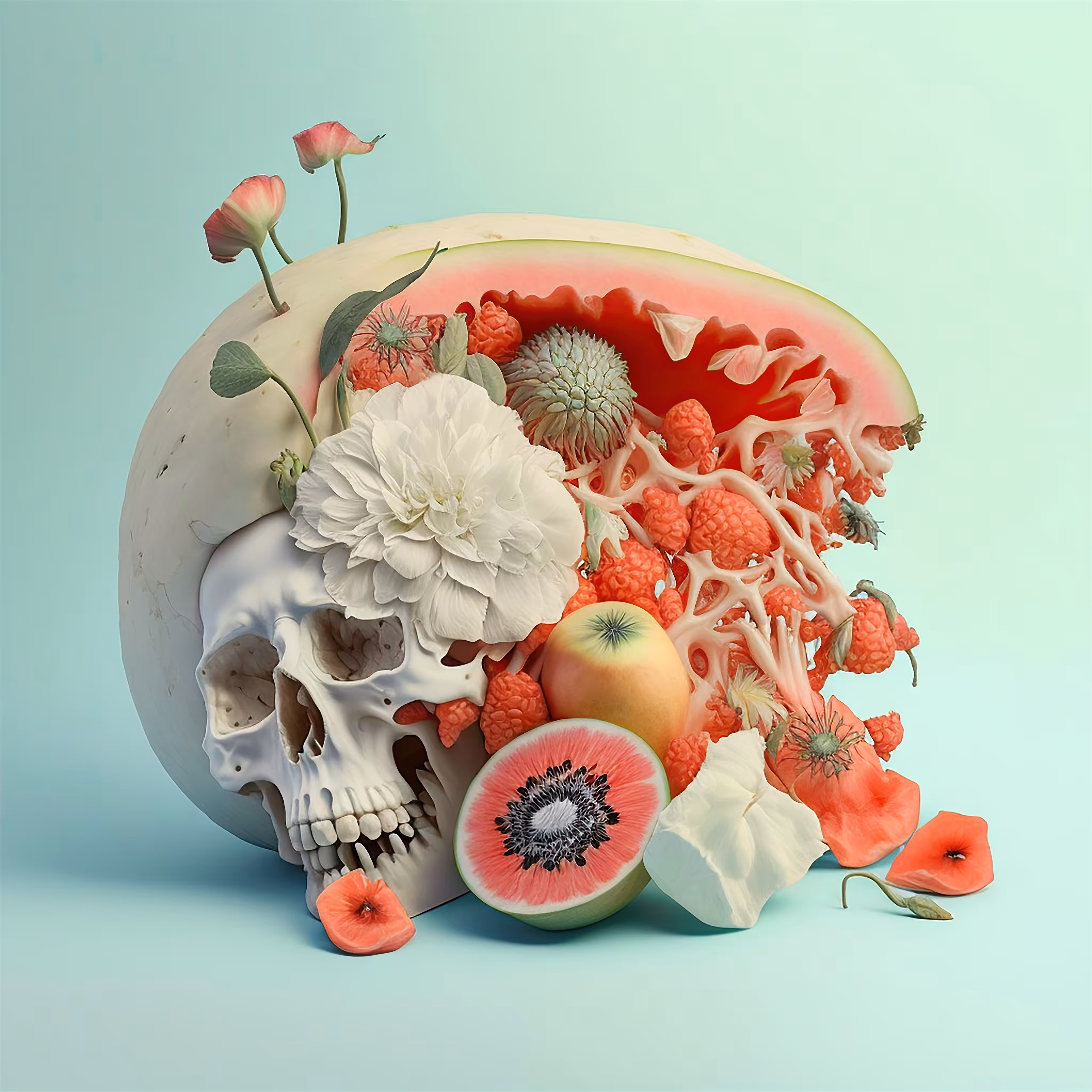 Still Life with Skull. 001