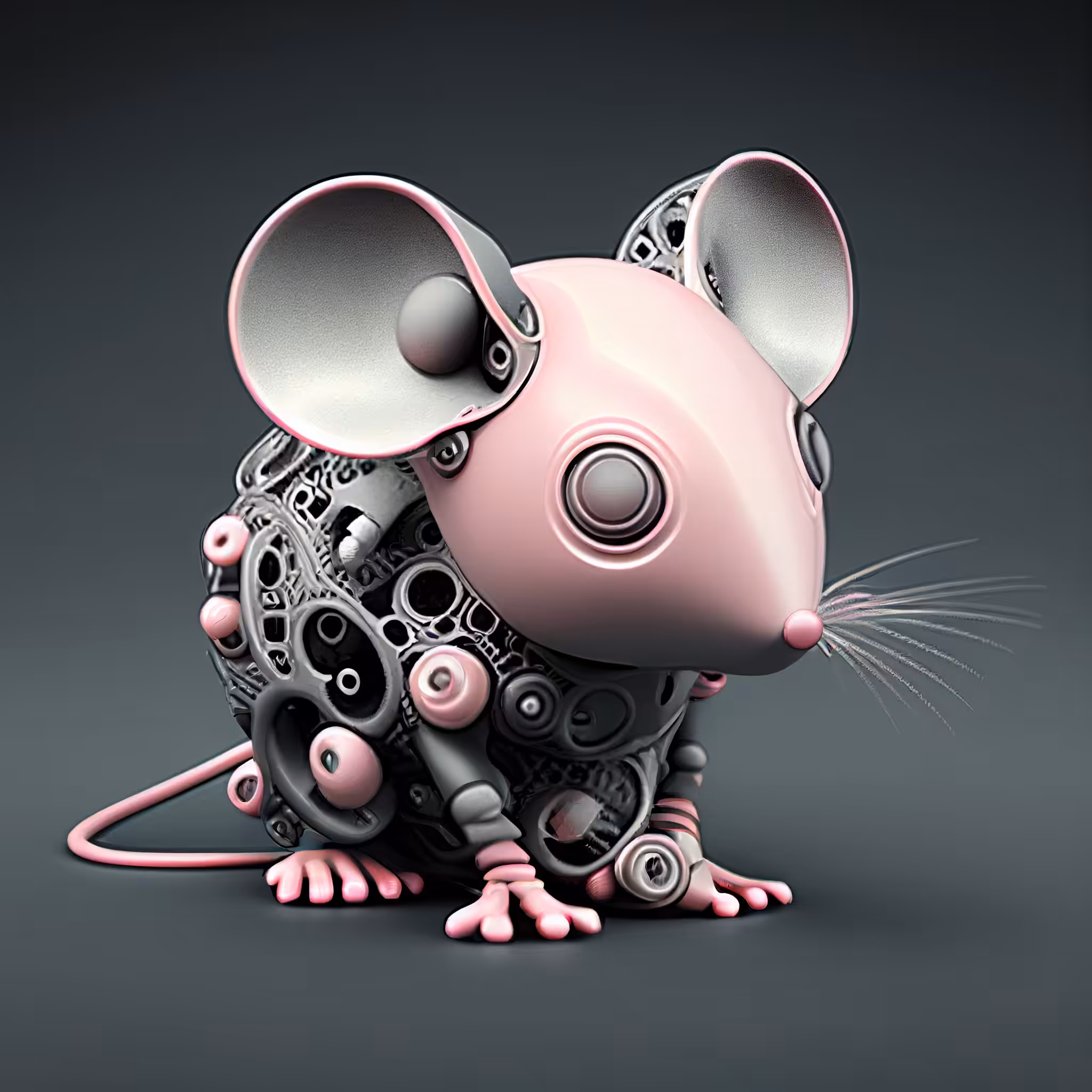 Pink Gray Mouse Redux