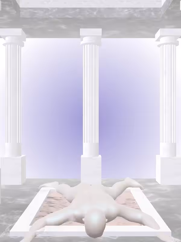 HeavenComputer: The Rising Matte Ivory Man #2682