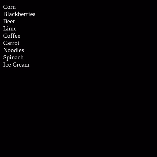 Grocery List #98