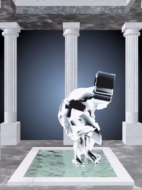 HeavenComputer: The Sneaky Luminescent Chrome Man #1211