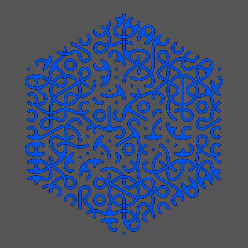Threefold Symmetry - Dark Variations #237