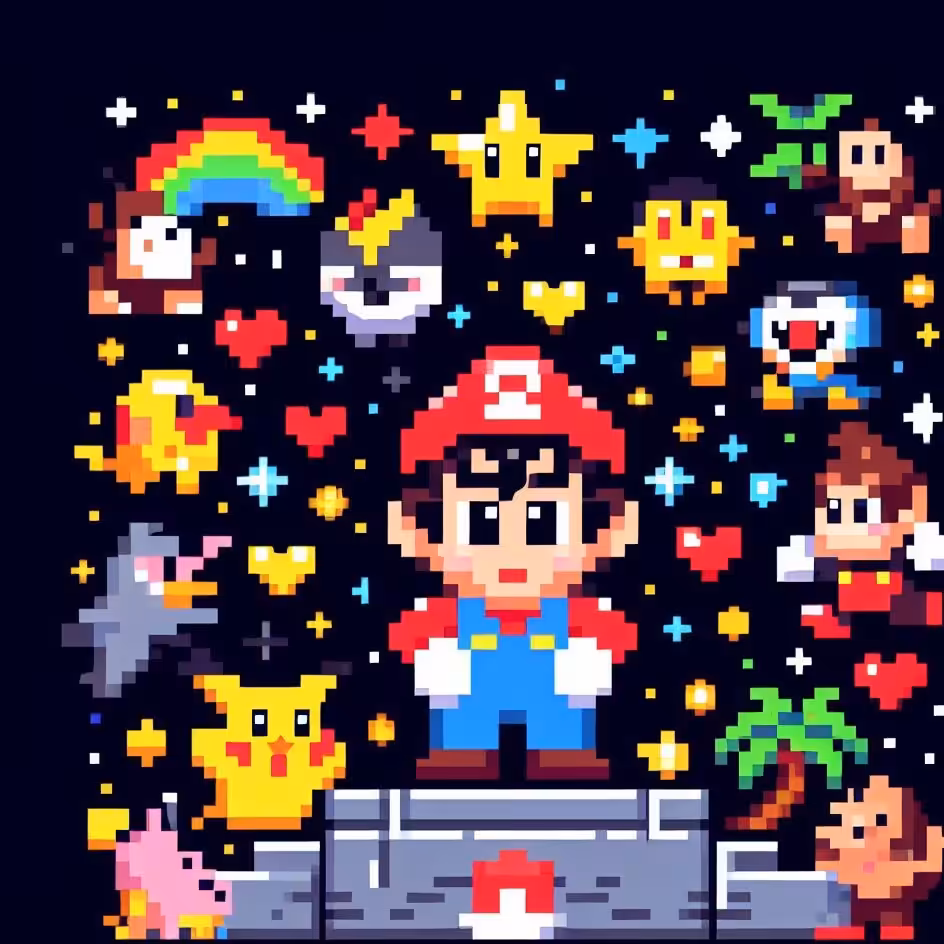 cartoon 8-bits