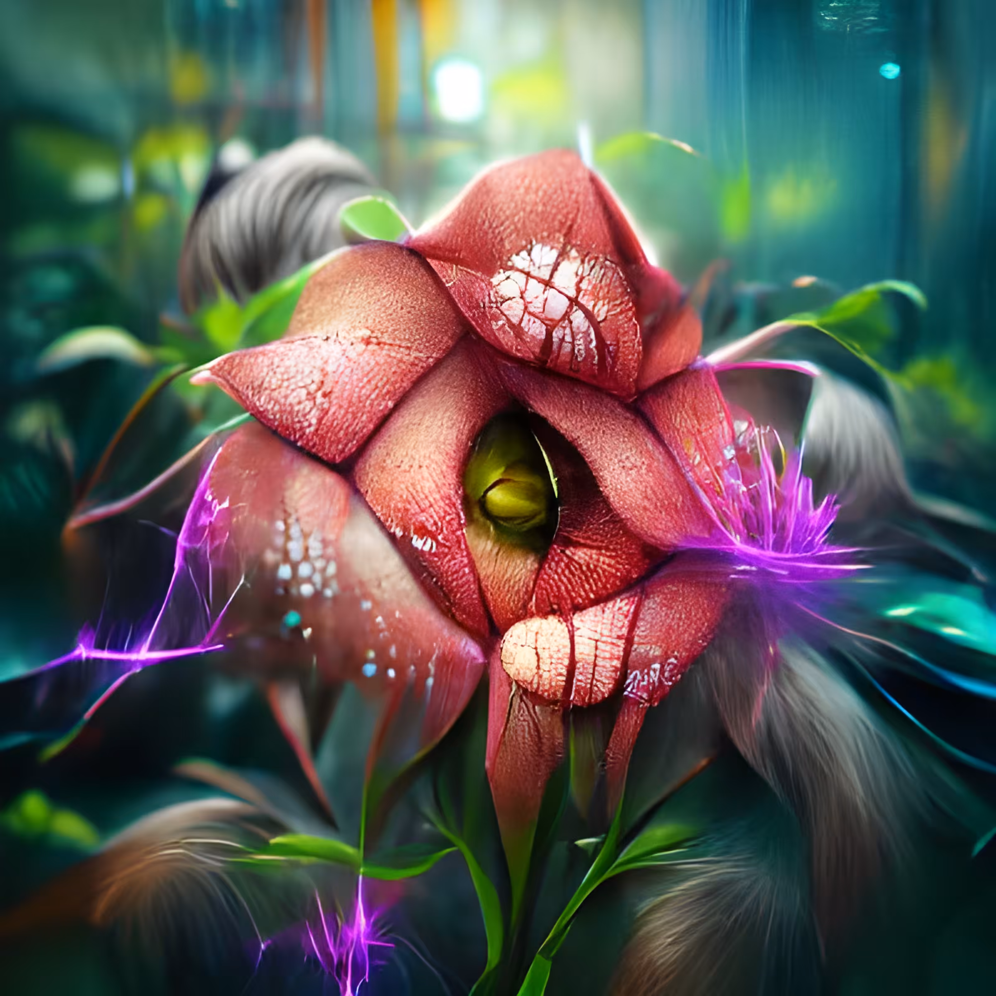 Cyber florals #002 - Giantflora