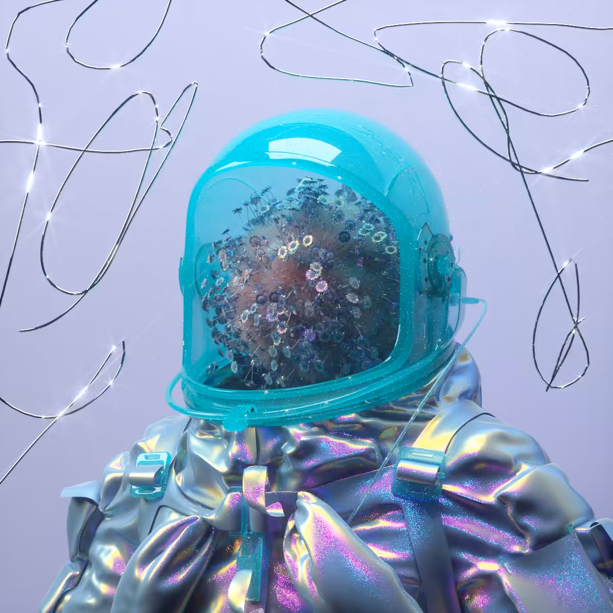 Portrait photograph from space man No.7