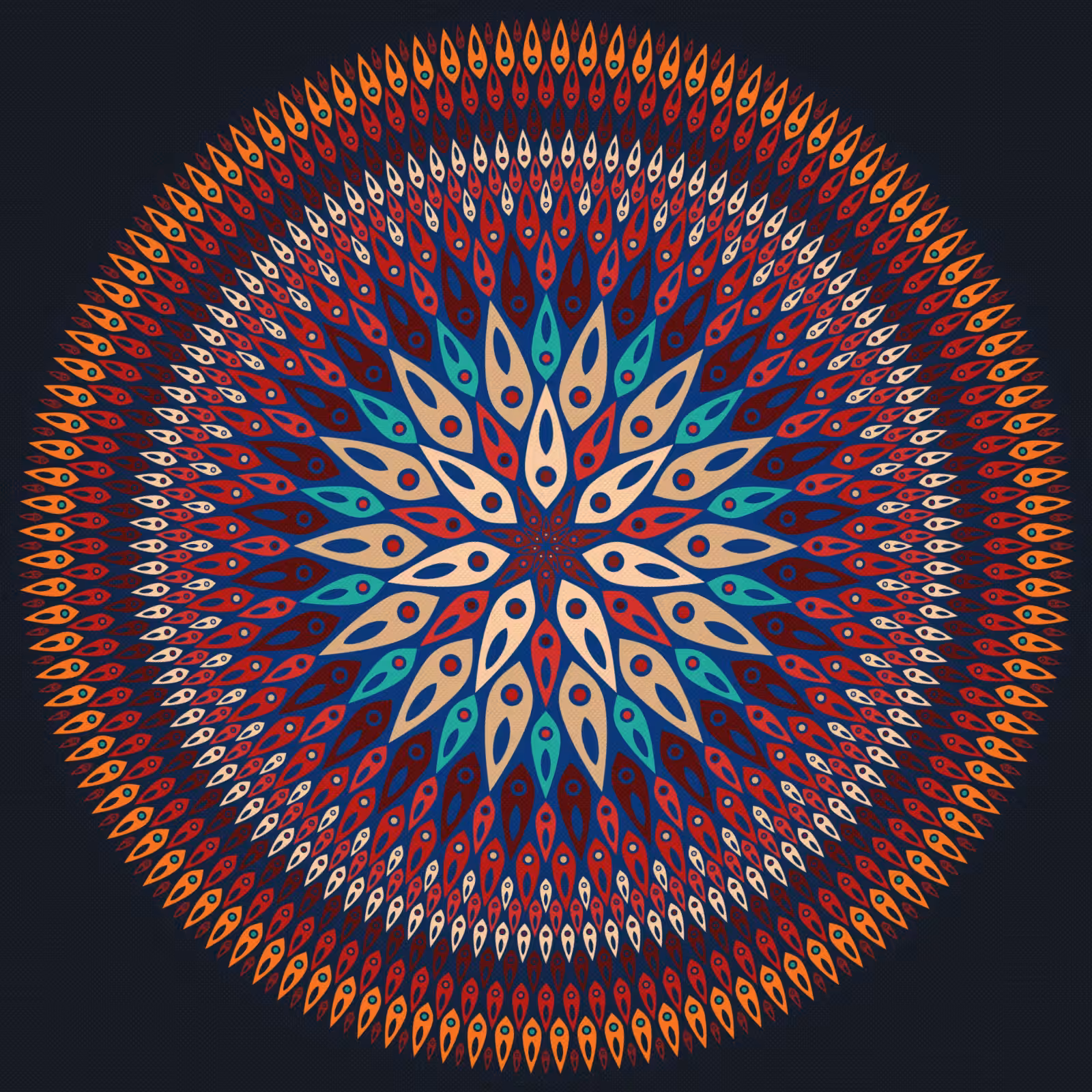 The Owl Mandala #14