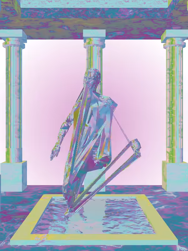 HeavenComputer: The Fragmented Dancing Raw Skin Woman #67
