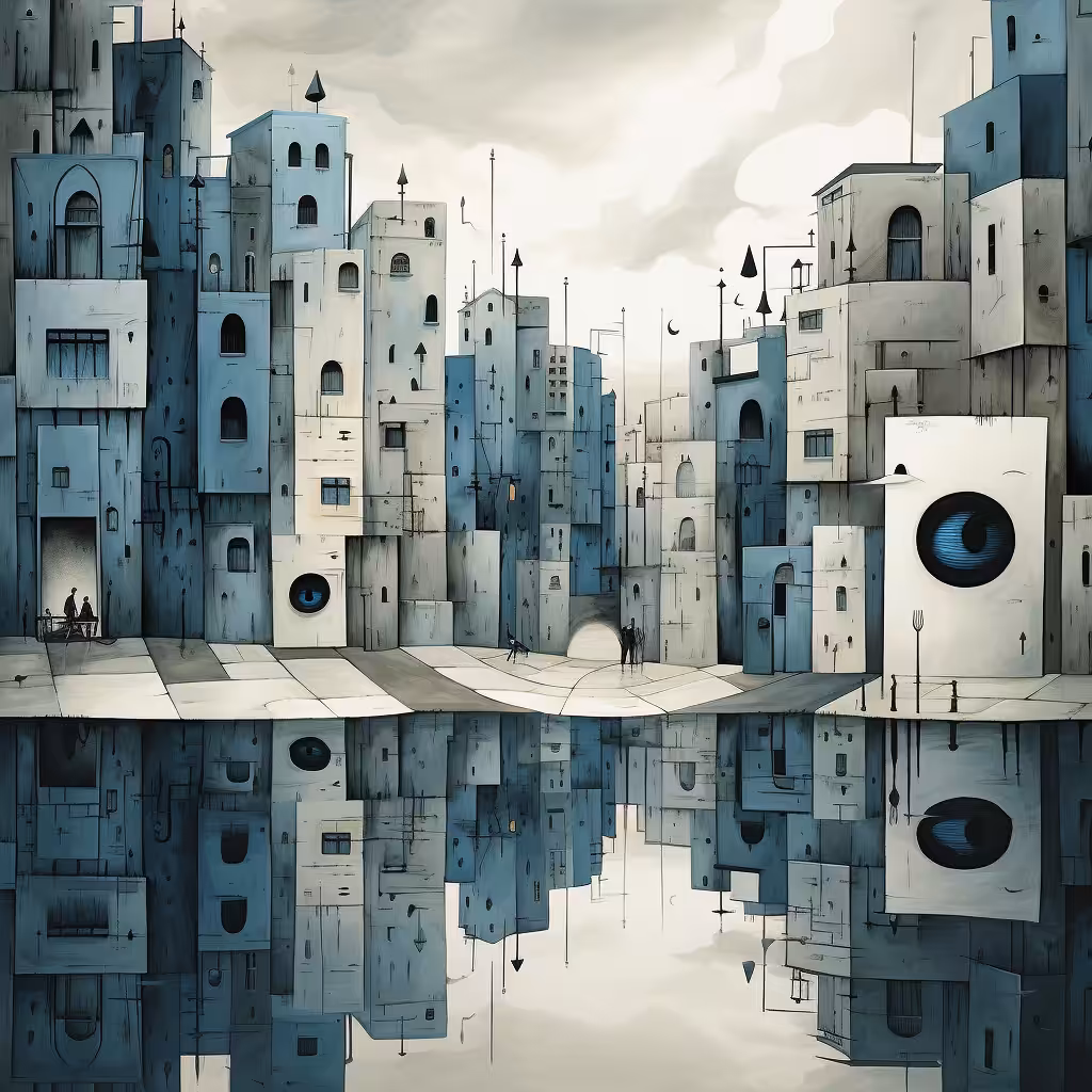 Places to BE.  : Blue Town 