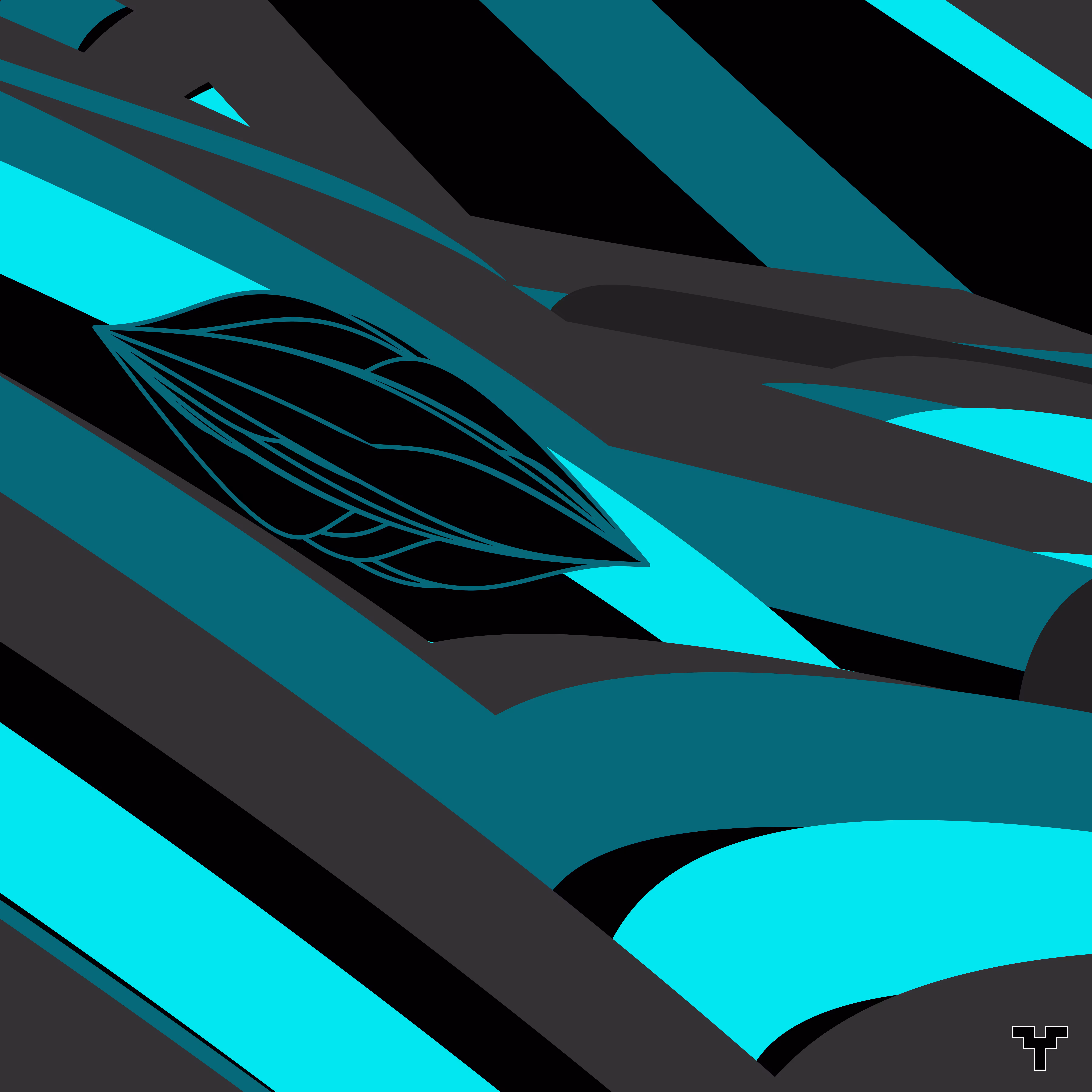 vessel: Black-bodied single-colored vessel w/ thick-broads