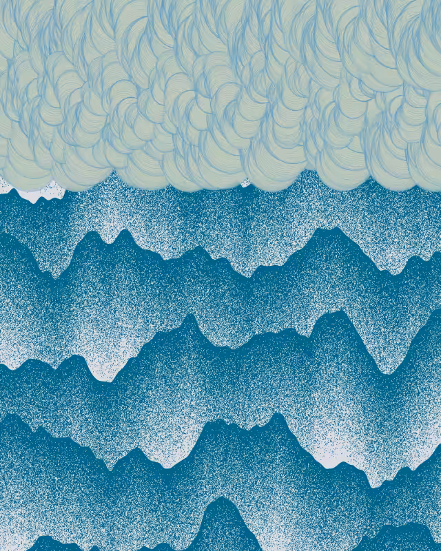 Clouds over the Mountains #177