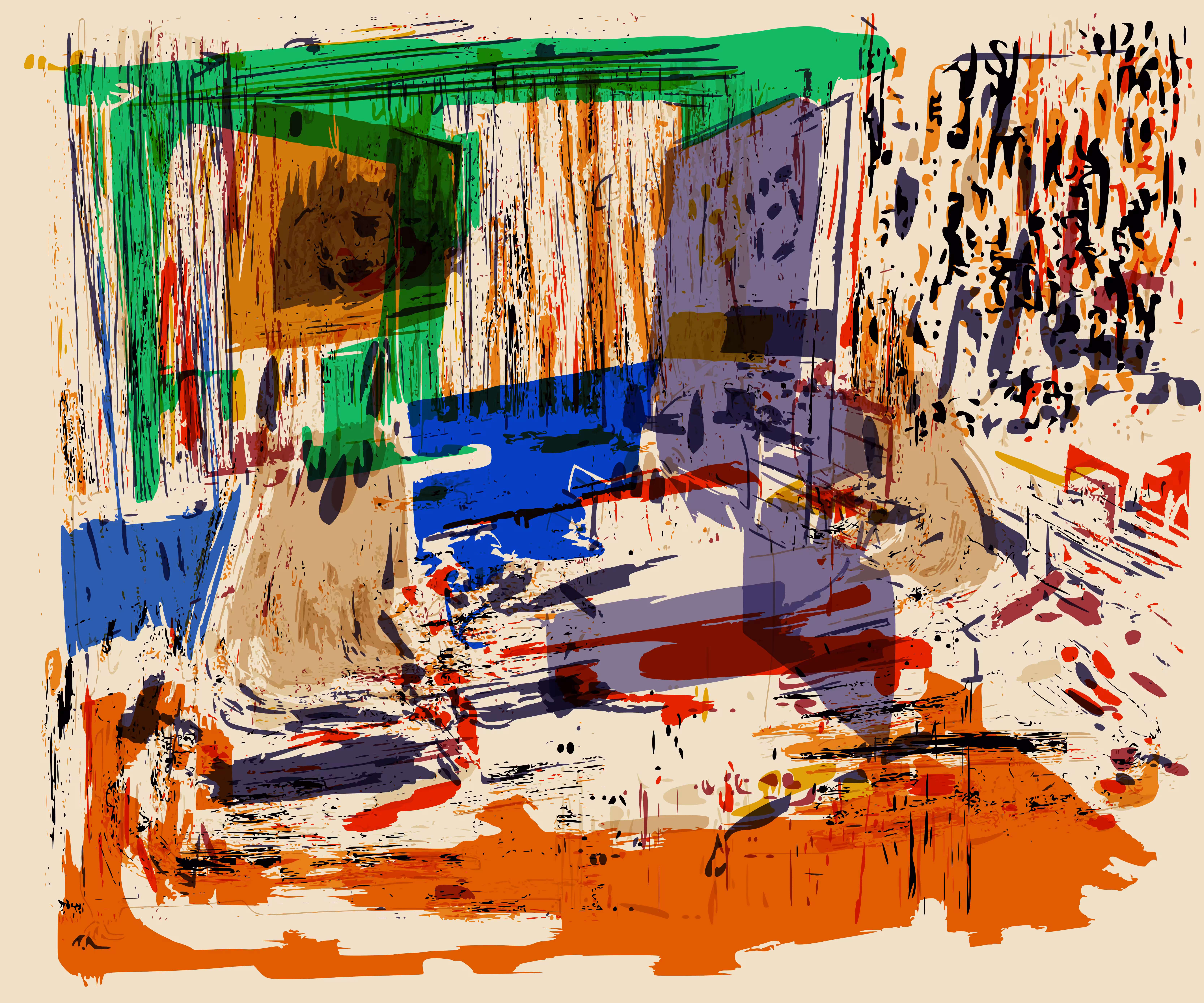 demons in a room with a times painting in it