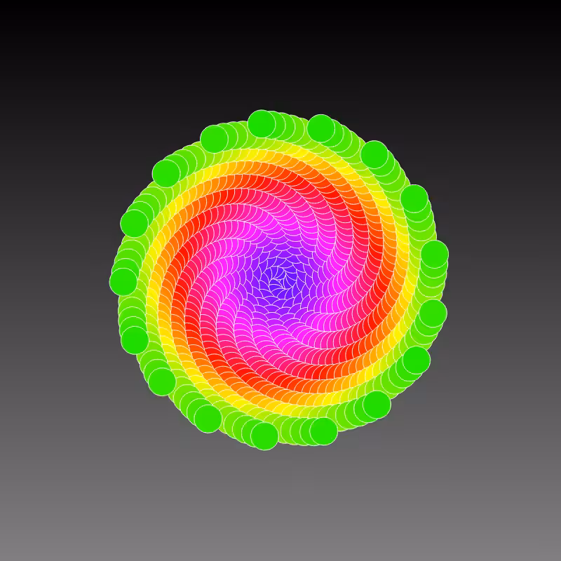 RAINBOW FLOWERS #4