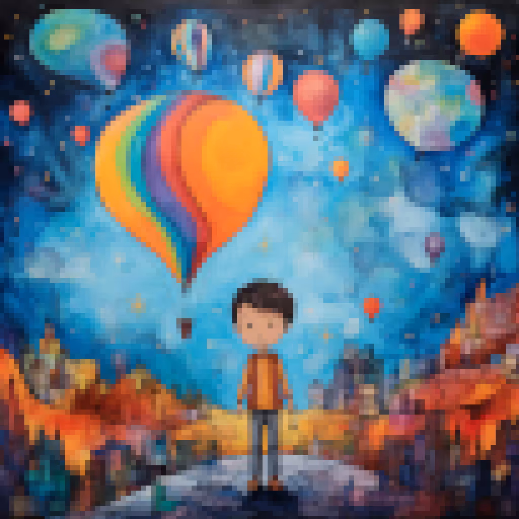 Scratch the pixels - Nayeli's Dream: Balloon Ride 🎈🌈