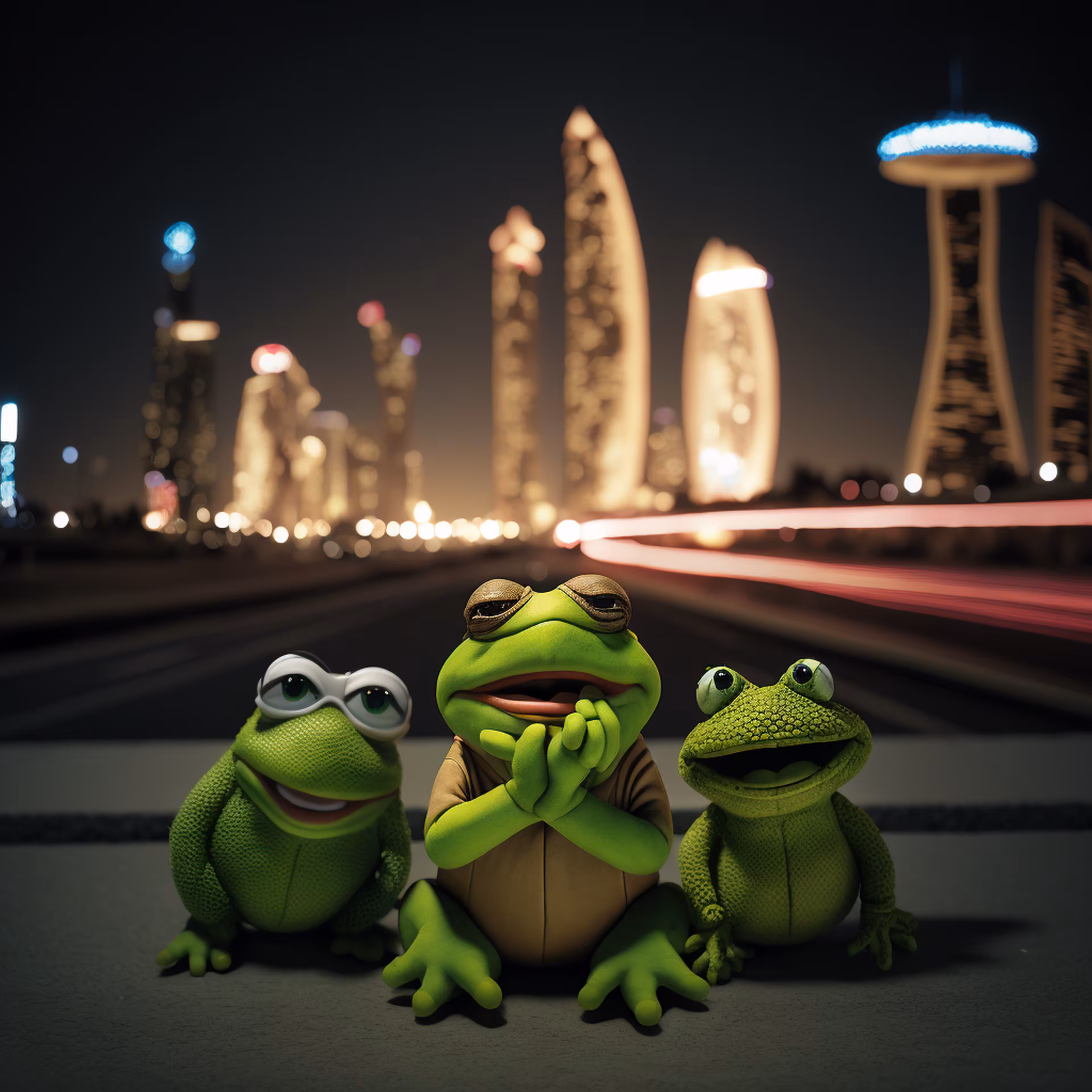 Pepe's World: Pepe enjoying in Dubai