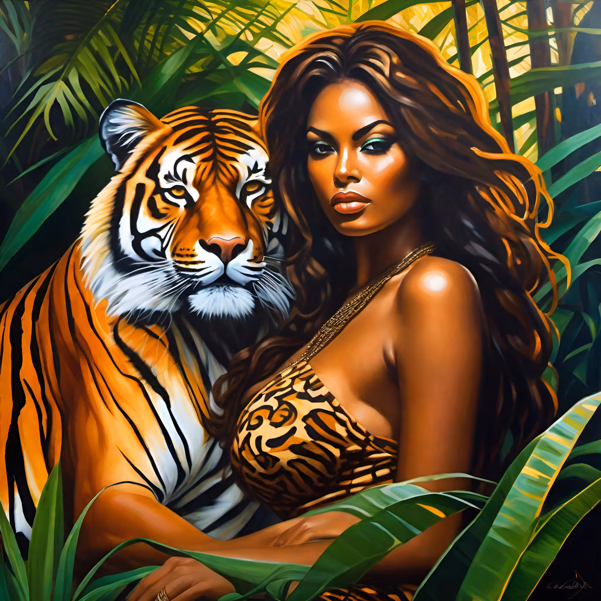 Sophia in the jungle
