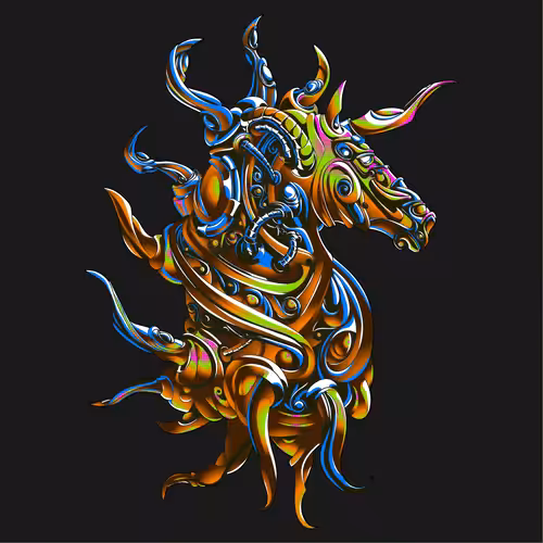 The Colorful Crypto Horse: Crypto Horse #151