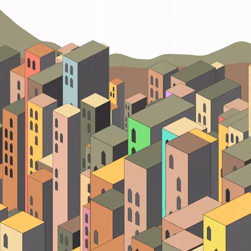 Coloured City #93