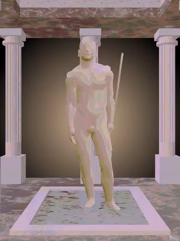 HeavenComputer: The Plotting Matte Green Man #2819