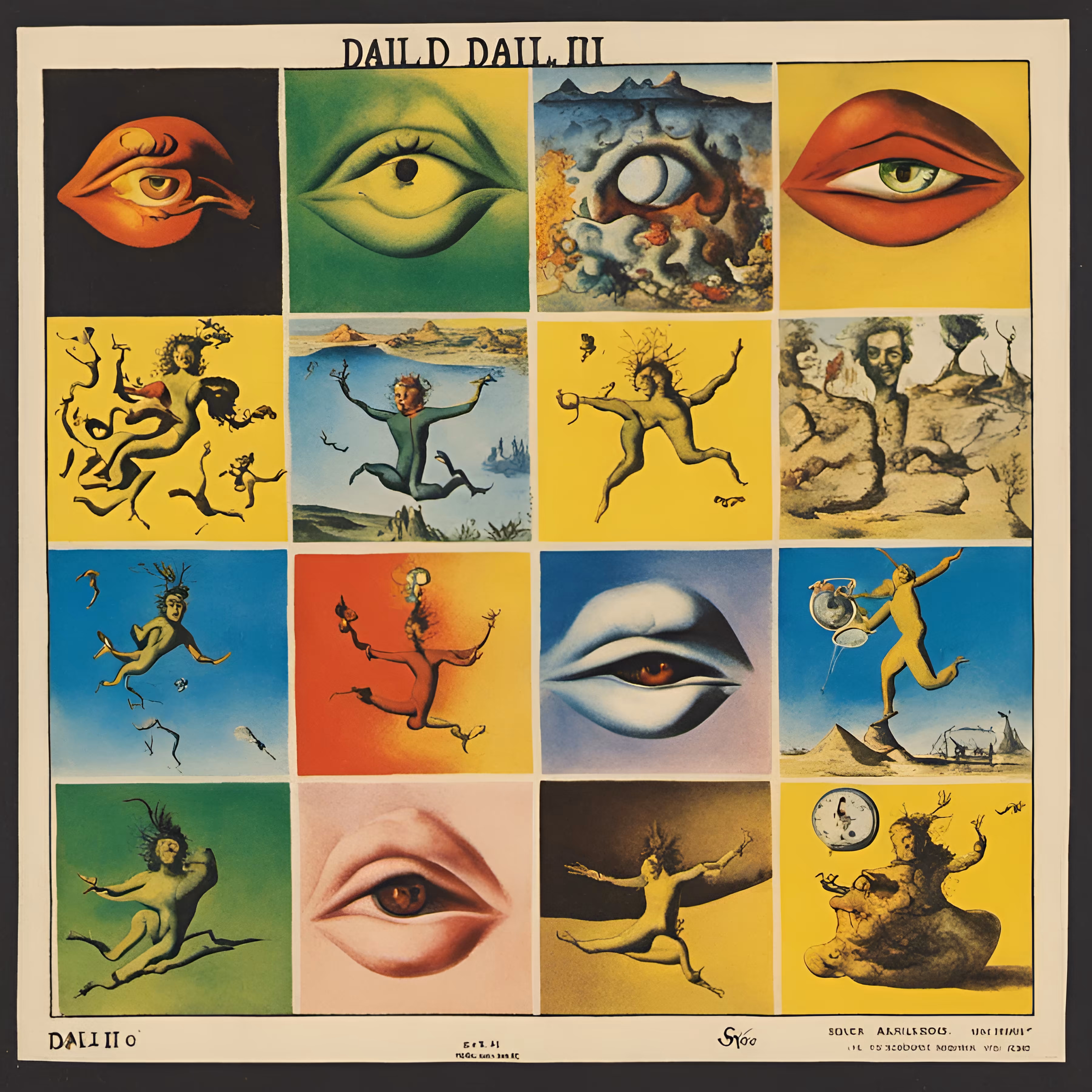 LSD Blotter Paper By Salvador Dalí #8