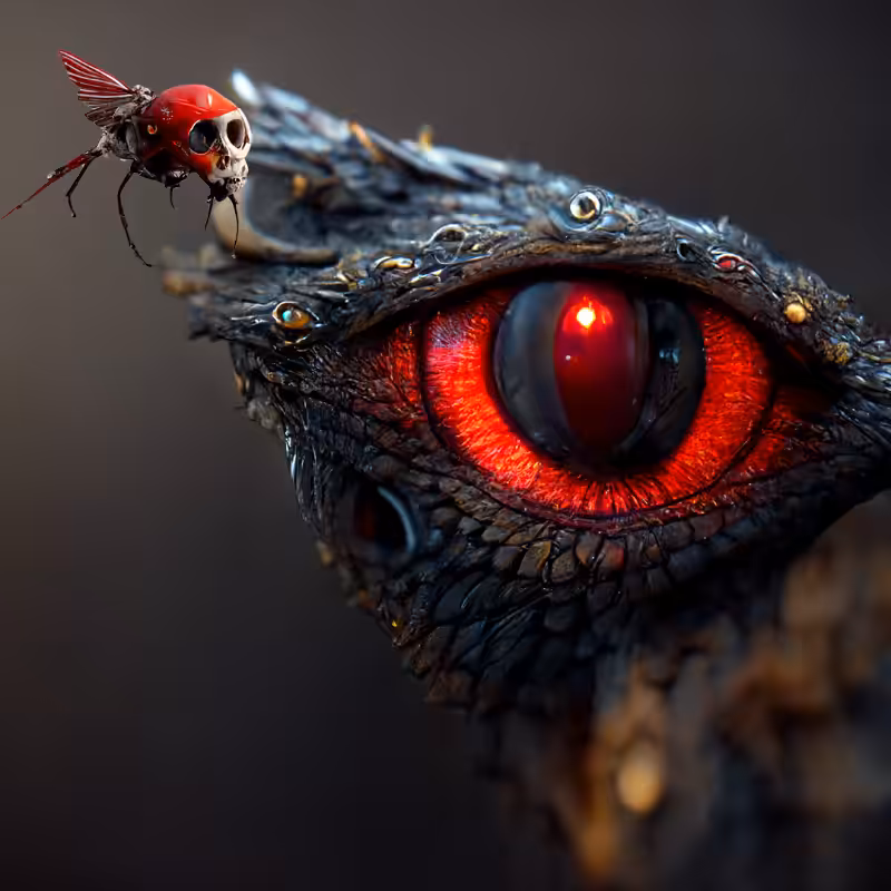 AI Eyes and Insect #9