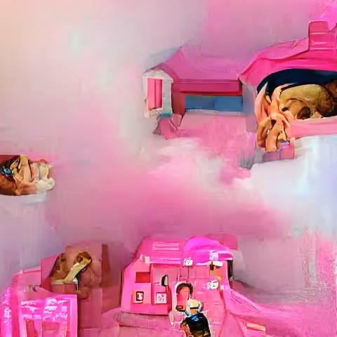 Barbie smoking meth in her Dream House 