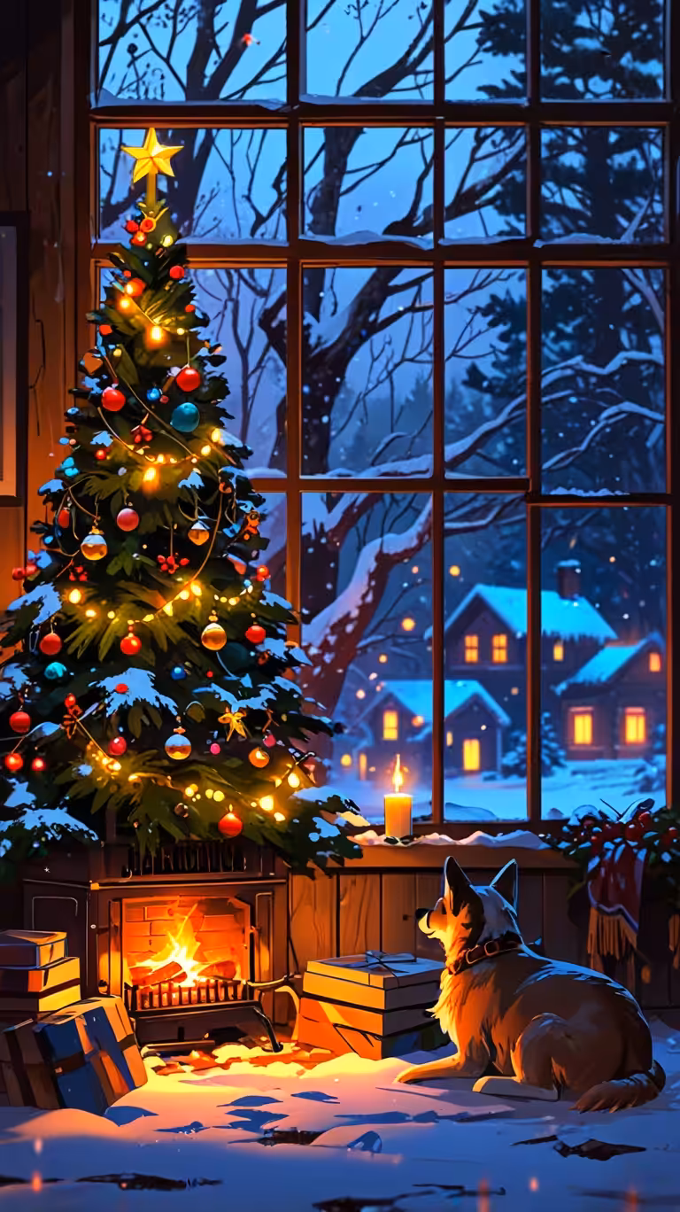 Christmas landscape