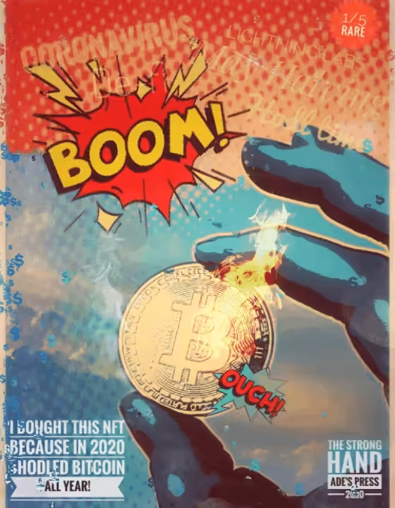 'Strong Bitcoin Hand HODL Gif' (2020)