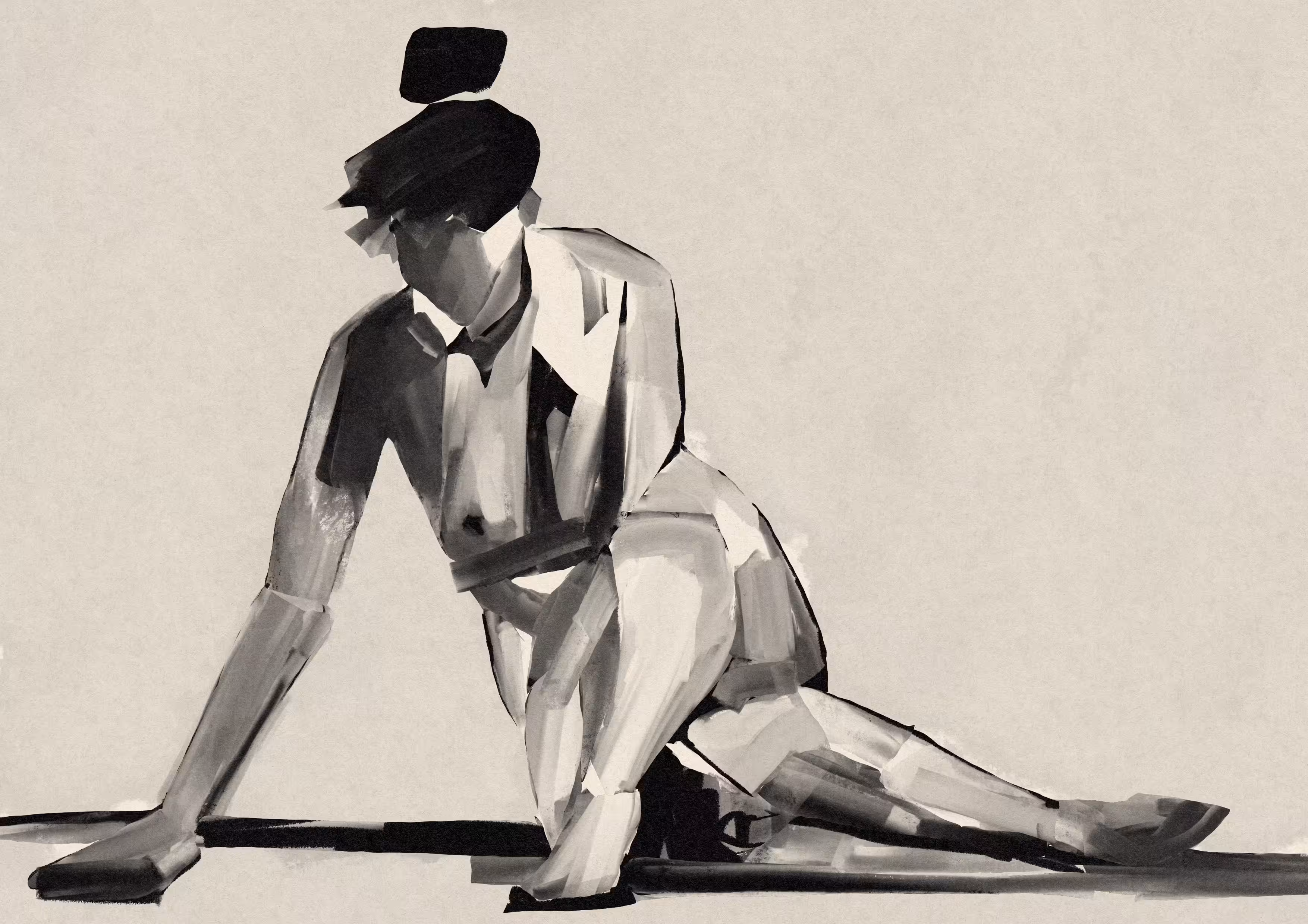 woman sitting