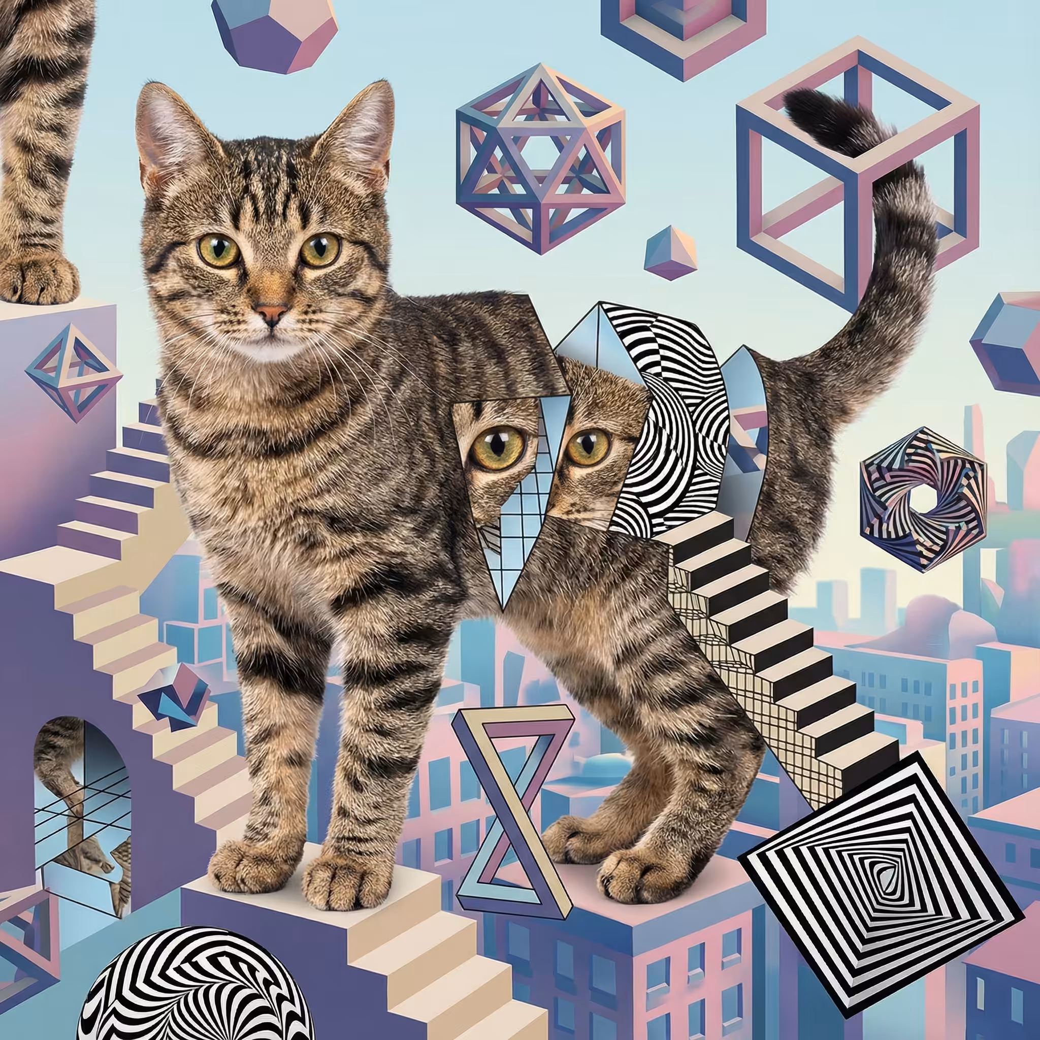 abstract cats #20