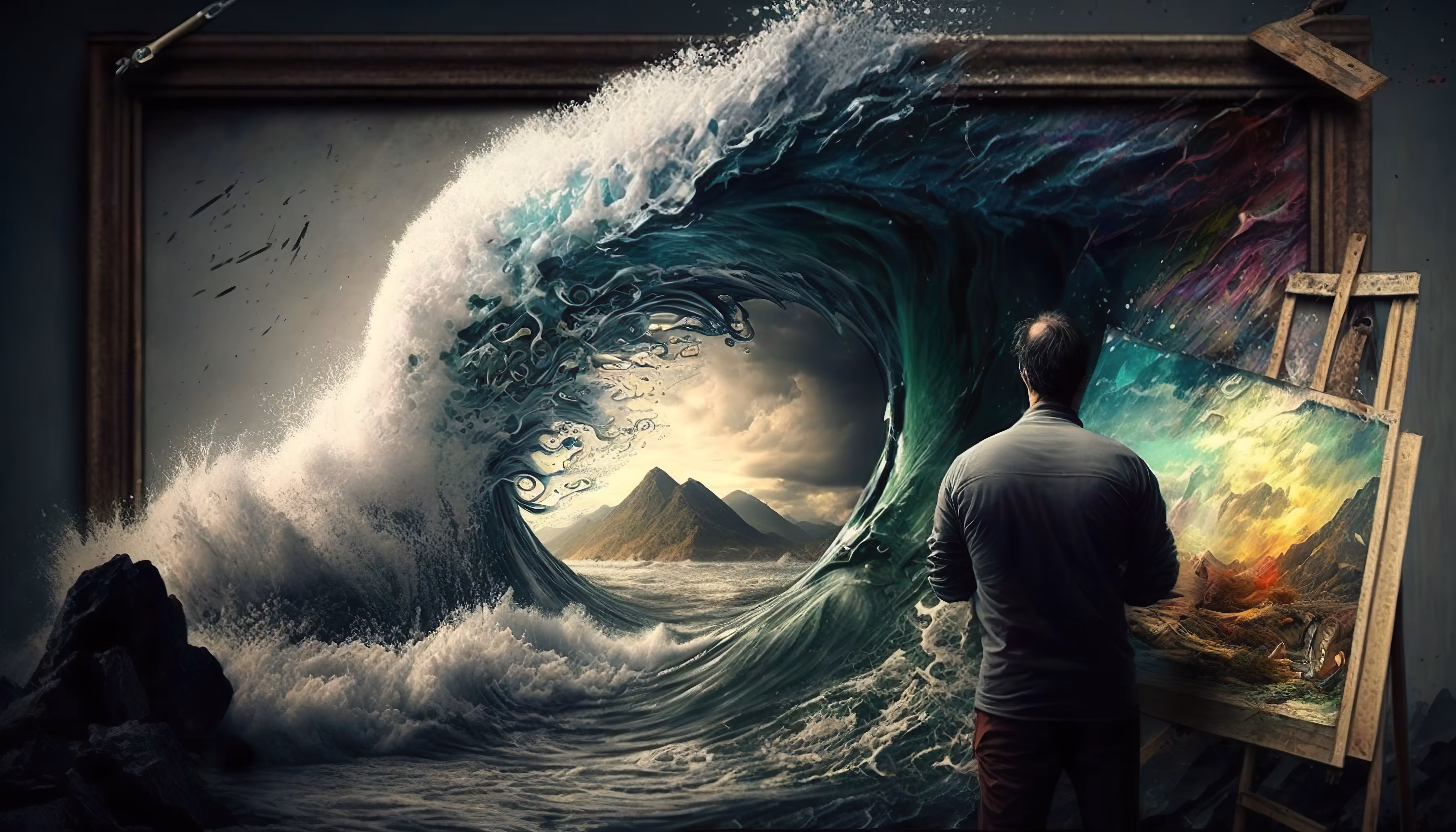 Raging Vortex: An Artistic Interpretation of Nature's Power
