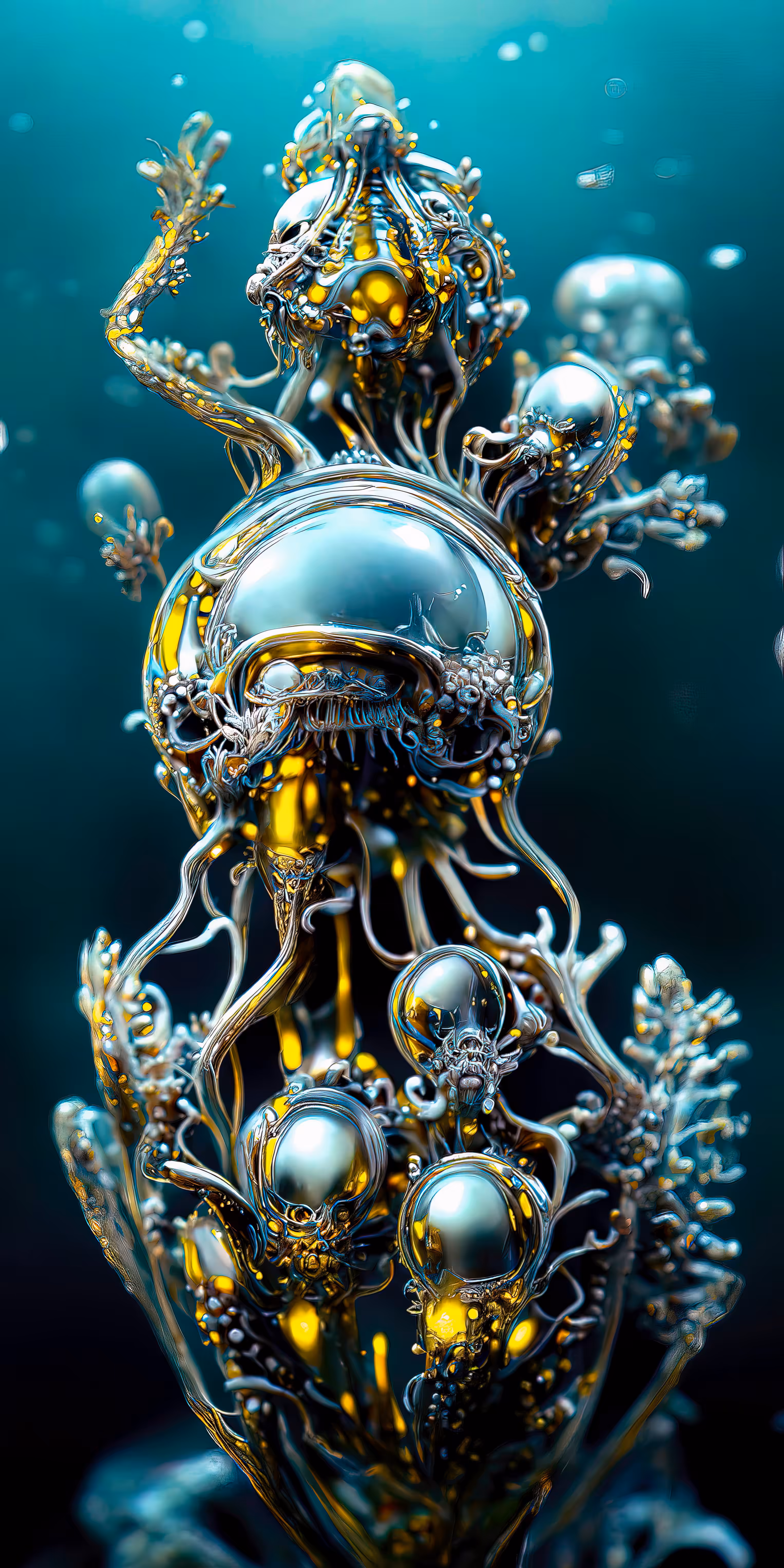 Underwater Alien Artifact