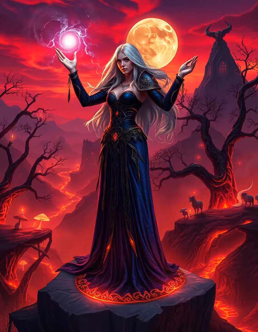 The Fiery Warrior in the Scorched Land
