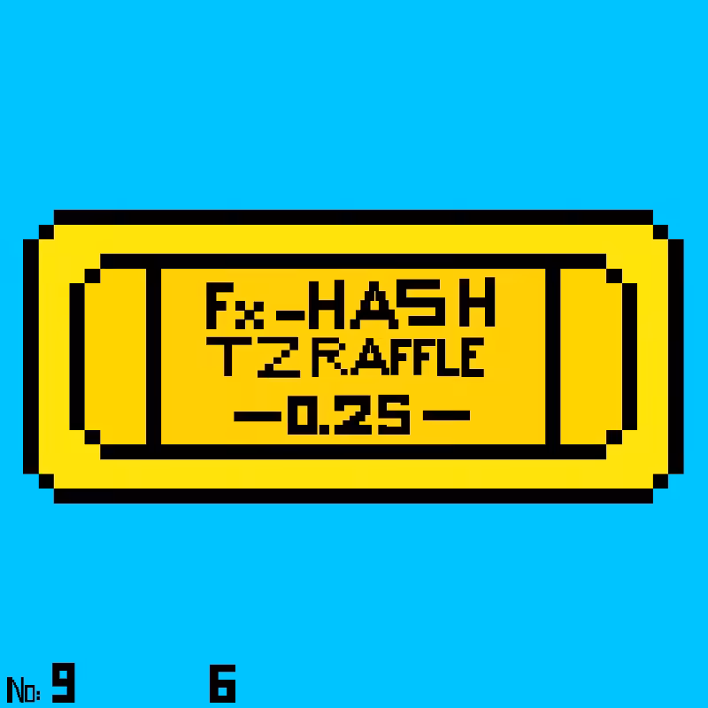 Tezos Raffle Ticket 2 #3