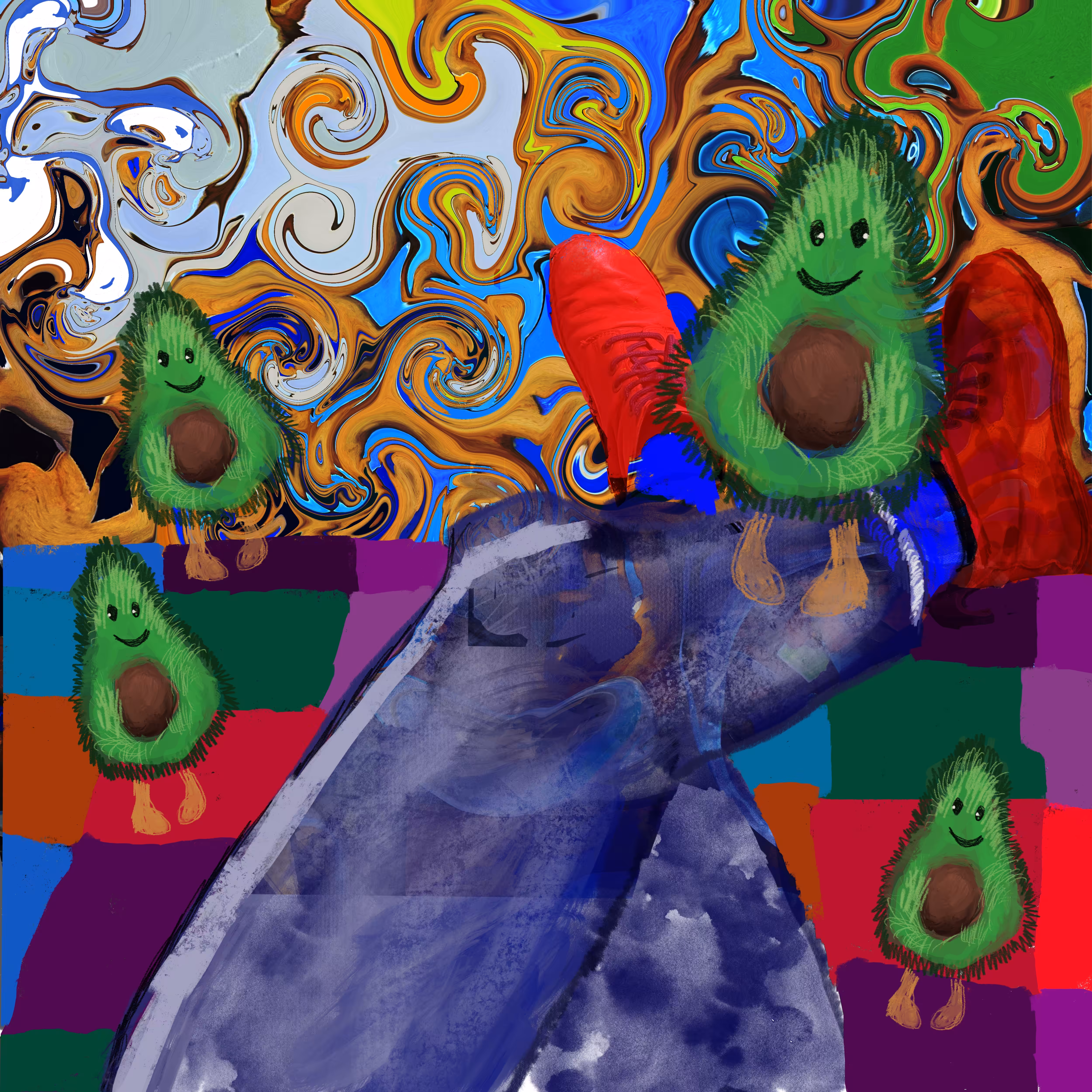 Treasvretrove with multiple avocados
