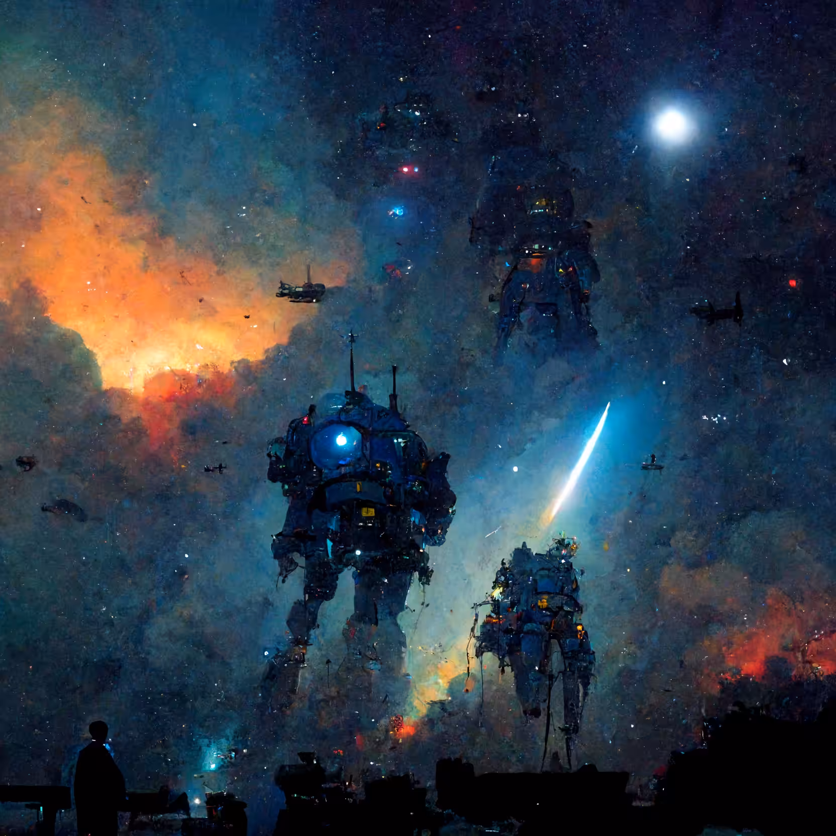 Mecha Space Battles